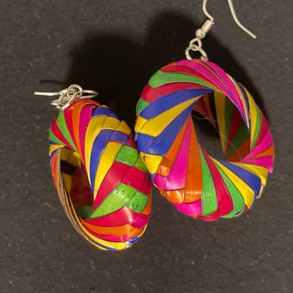 Colorful earrings from Mexico - Picture 4 of 5